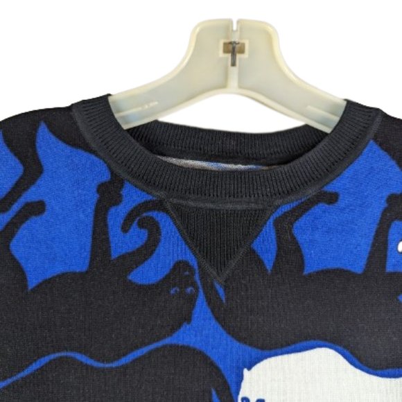 Jean-Charles de Castelbajac Paris Tiger print bodycon Sweater Dress Size S NWT! - Picture 3 of 12